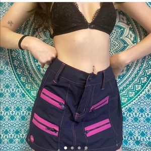 MACGIRL macgear rare vintage rave mini skirt official